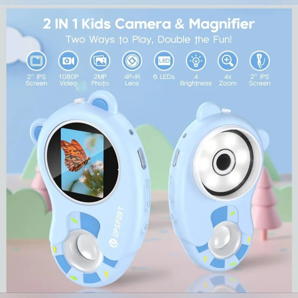 New Handheld Digital Microscope Camera Pocket Portable Little Scientist Kids